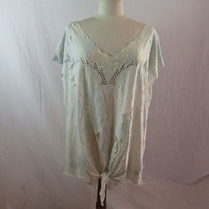 Free People Oversized Tunic Top Sz LEUC